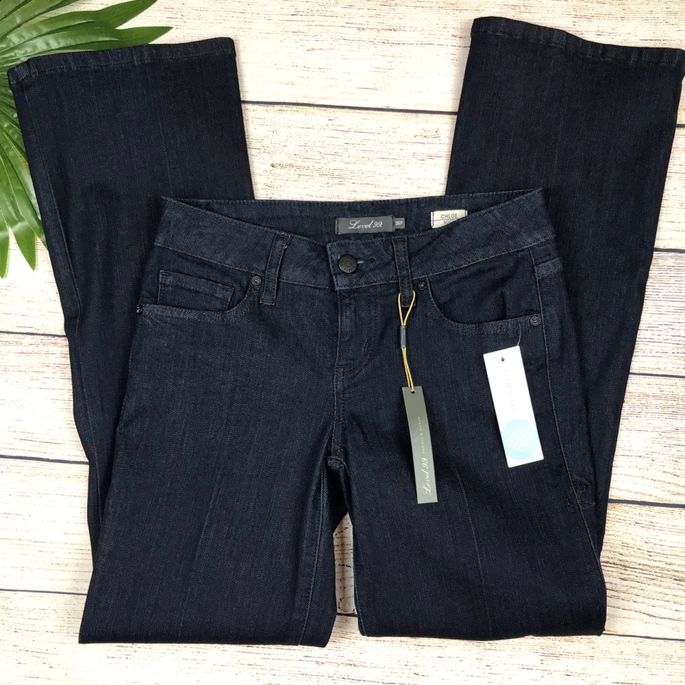 Stitch Fix Level 99 Chloe Jeans 26 Petite Navy